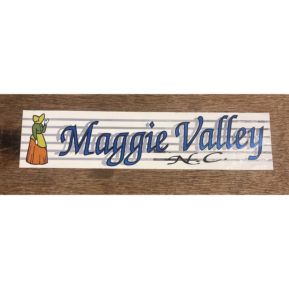 Vintage Maggie Valley, North Carolina Premium Automotive Decal